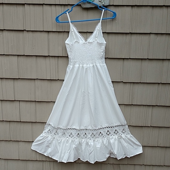 🌼SOLD🌼Bohemian Crochet Fit & Flare Sundress - Picture 5 of 8